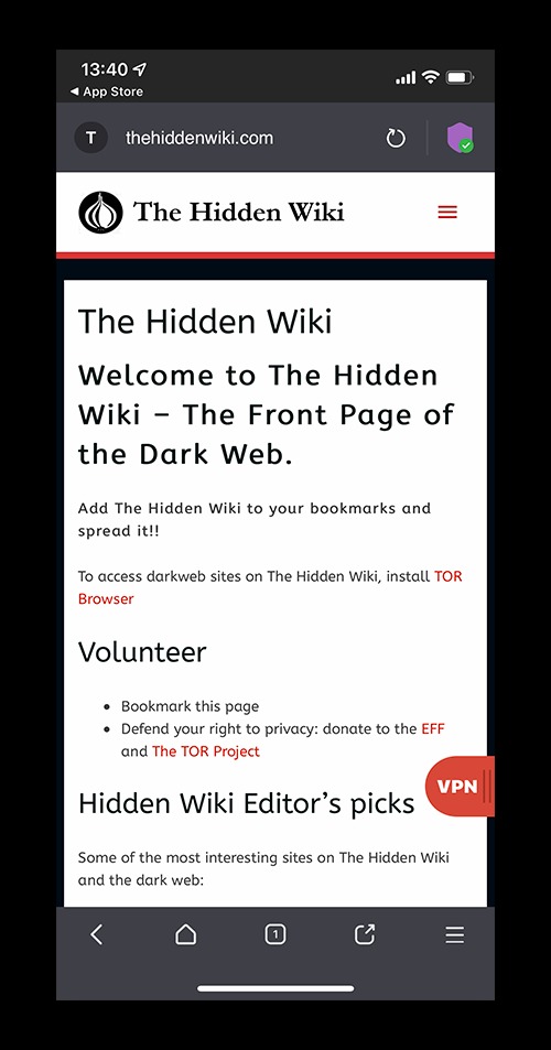 best dark web links